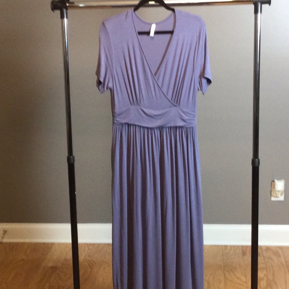XL Lilbetter dark lilac purple Maxi Dress